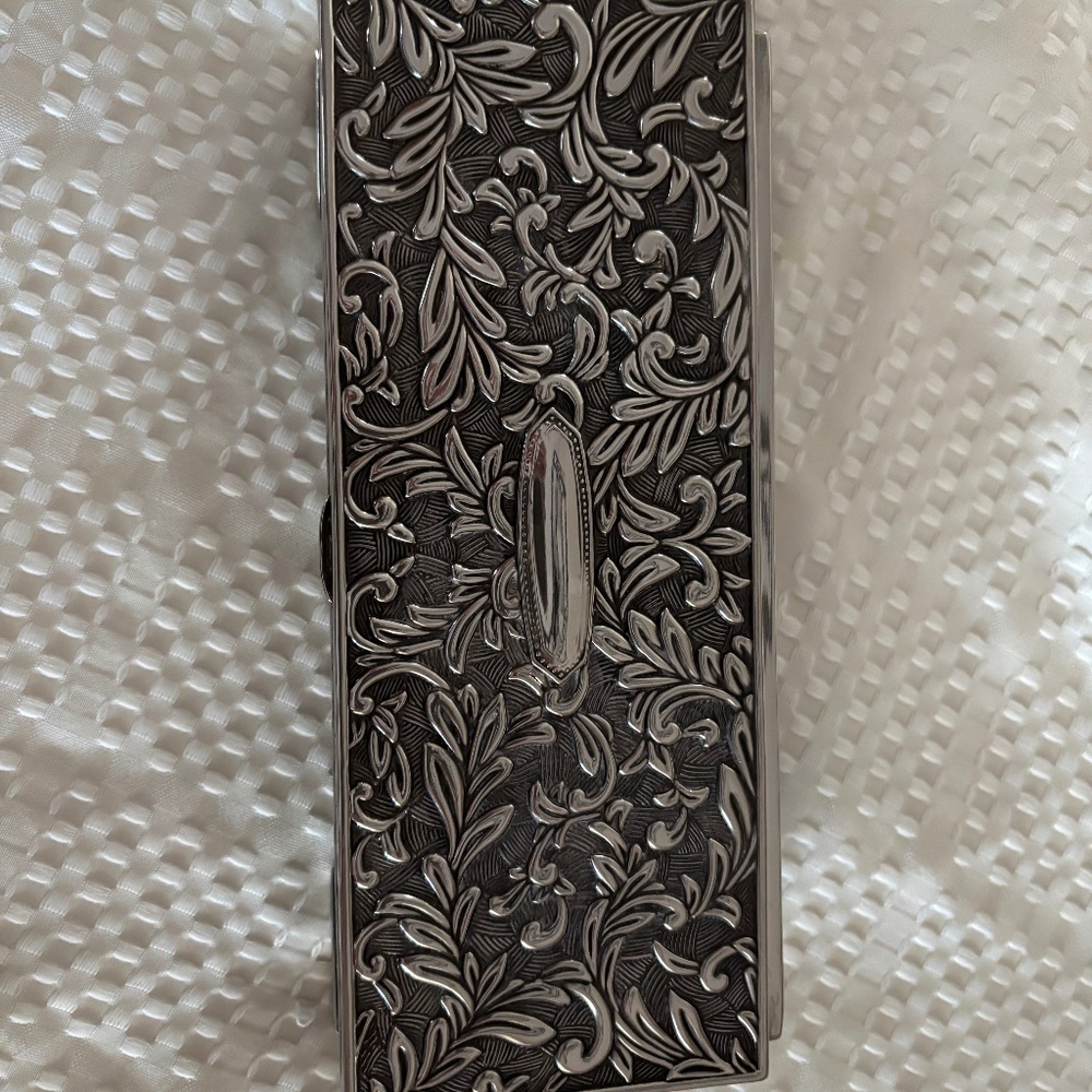 Godinger Silverplated Victorian Jewelry Box